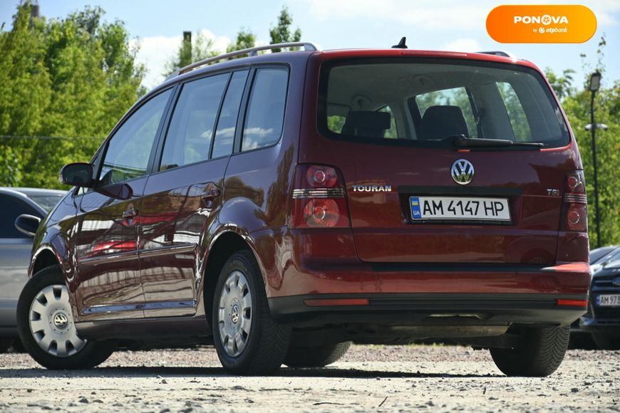 Volkswagen Touran, 2007, Бензин, 1.39 л., 192 тис. км, Мінівен, Червоний, Бердичів 103192 фото