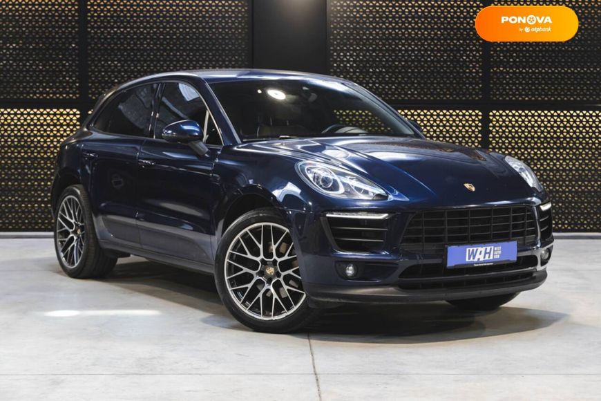 Porsche Macan, 2016, Бензин, 1.98 л., 139 тис. км, Позашляховик / Кросовер, Синій, Луцьк 45029 фото