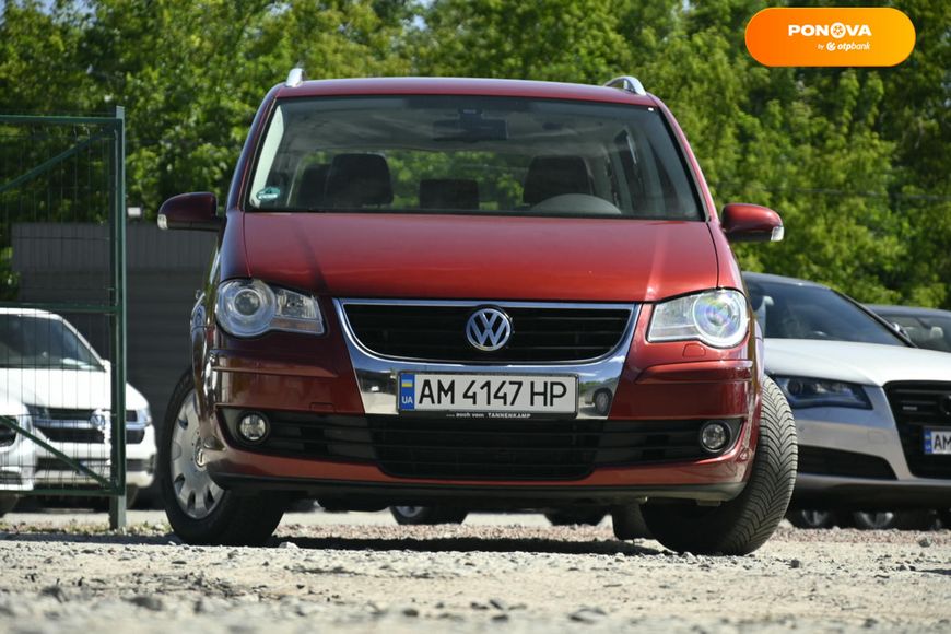 Volkswagen Touran, 2007, Бензин, 1.39 л., 192 тис. км, Мінівен, Червоний, Бердичів 103192 фото