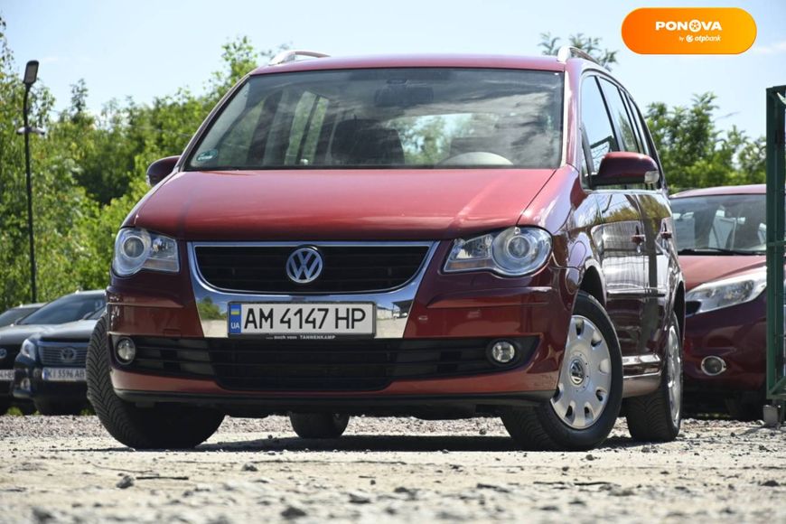 Volkswagen Touran, 2007, Бензин, 1.39 л., 192 тис. км, Мінівен, Червоний, Бердичів 103192 фото