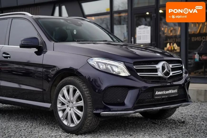 Mercedes-Benz GLE-Class, 2016 р., Дизель, 76 тис. км, Позашляховик / Кросовер, Синій, Чернівці AT-10402233 фото