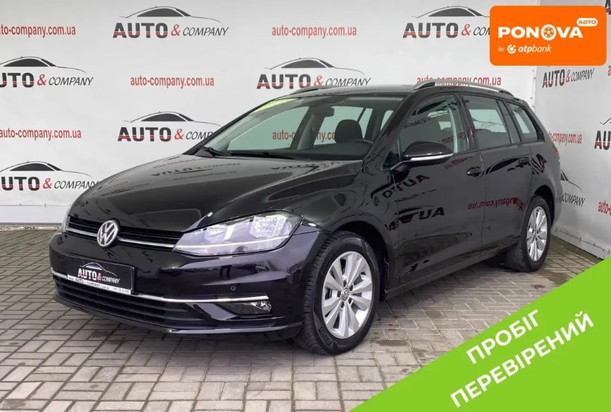 Volkswagen Golf, 2018 г., Дизель, 152 тыс. км, Универсал, Чорный, Львов AT-10410514 фото