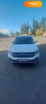 Volkswagen T-Cross, 2021, Бензин, 1 л., 30 тис. км, Позашляховик / Кросовер, Білий, Одеса Cars-Pr-131018 фото