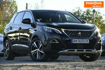 Peugeot 3008, 2020, Бензин, 1.6 л., 142 тис. км, Позашляховик / Кросовер, Чорний, Бердичів 280379 фото