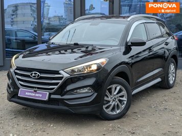 Hyundai Tucson, 2017, Бензин, 2 л., 102 тис. км, Позашляховик / Кросовер, Чорний, Київ 278964 фото