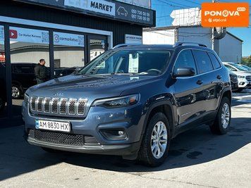 Jeep Cherokee, 2019 р., Бензин, 148 тис. км, Позашляховик / Кросовер, Синій, Житомир AT-10414558 фото