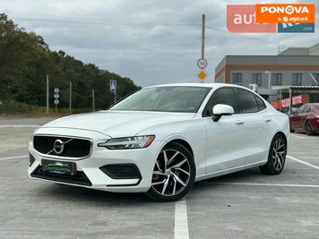 Volvo S60, 2019, Бензин, 2 л., 53 тис. км, Седан, Білий, Київ 258389 фото