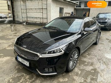 Kia K7, 2017, Газ, 3 л., 225 тис. км, Седан, Чорний, Київ Cars-Pr-175993 фото