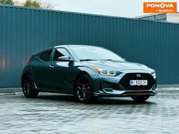 Hyundai Veloster, 2019, Бензин, 1.59 л., 73 тис. км, Хетчбек, Сірий, Кременчук 259396 фото