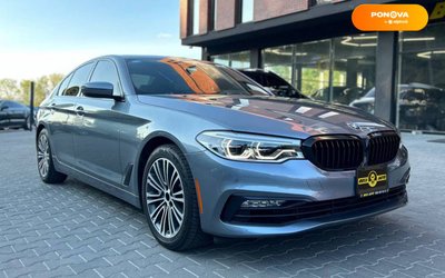 BMW 5 Series, 2018, Бензин, 3 л., 133 тис. км, Седан, Сірий, Чернівці 47569 фото