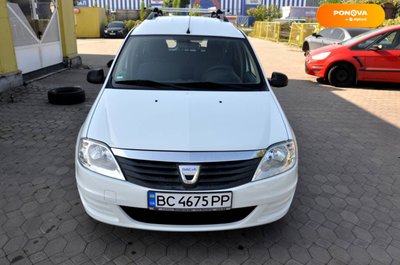 Dacia Logan, 2009, Бензин, 1.4 л., 240 тыс. км, Седан, Белый, Львов 19144 фото