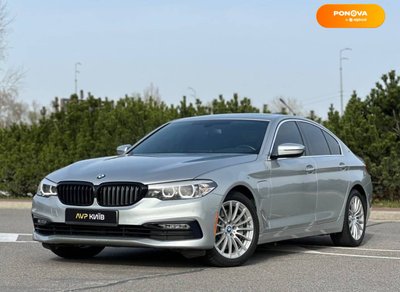 BMW 5 Series, 2017, Гібрид (HEV), 2 л., 91 тис. км, Седан, Сірий, Київ 43161 фото