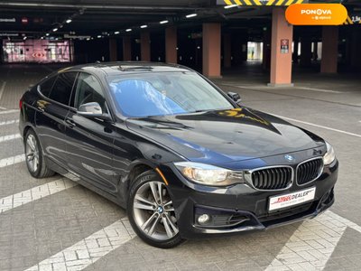 BMW 3 Series GT, 2015, Бензин, 2 л., 134 тис. км, Ліфтбек, Чорний, Київ 35067 фото