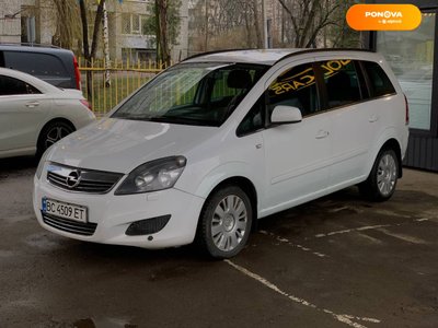 Opel Zafira, 2011, Газ пропан-бутан / Бензин, 1.6 л., 217 тис. км, Мінівен, Білий, Львів 30692 фото