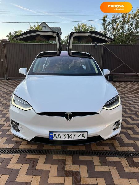 Tesla Model X, 2017, Електро, 98 тис. км, Позашляховик / Кросовер, Білий, Київ Cars-Pr-60668 фото