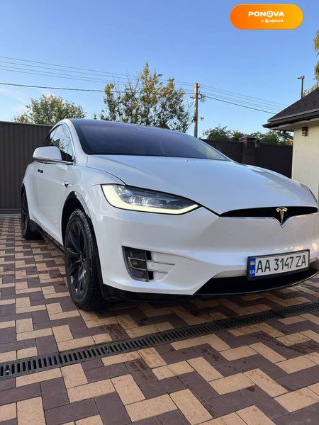 Tesla Model X, 2017, Електро, 98 тис. км, Позашляховик / Кросовер, Білий, Київ Cars-Pr-60668 фото