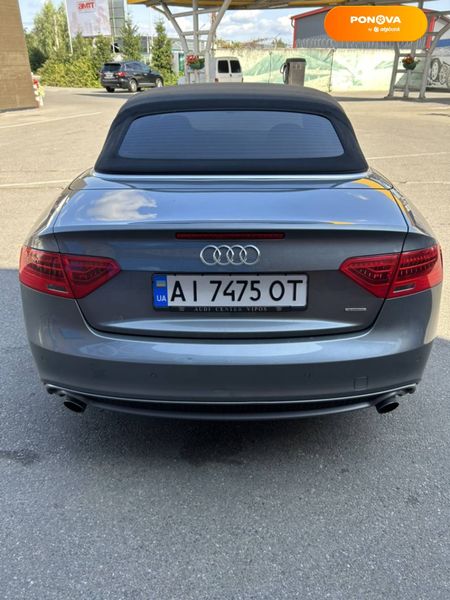 Audi A5, 2015, Бензин, 2 л., 125 тис. км, Кабріолет, Сірий, Київ Cars-Pr-62590 фото