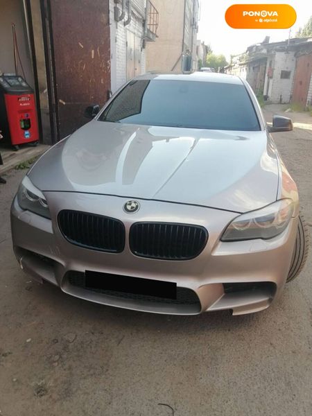 BMW 5 Series, 2010, Газ пропан-бутан / Бензин, 290 тис. км, Седан, Сірий, Київ Cars-Pr-67643 фото