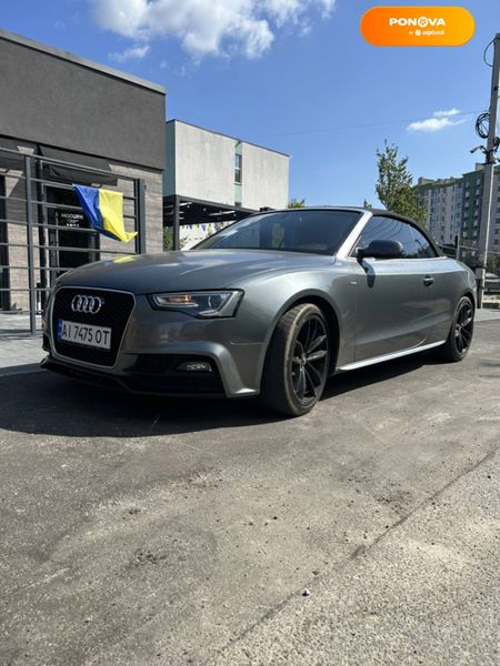 Audi A5, 2015, Бензин, 2 л., 125 тыс. км, Кабриолет, Серый, Киев Cars-Pr-62590 фото