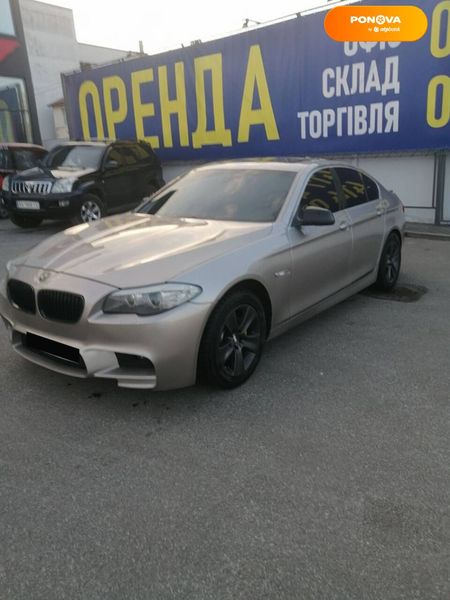 BMW 5 Series, 2010, Газ пропан-бутан / Бензин, 290 тис. км, Седан, Сірий, Київ Cars-Pr-67643 фото