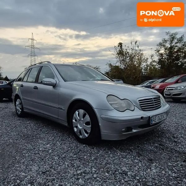 Mercedes-Benz C-Class, 2003 р., Газ пропан-бутан / Бензин, 234 тис. км, Універсал, Сірий, Дніпро (Дніпропетровськ) AT-10430836 фото