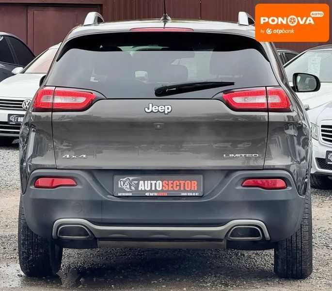 Jeep Cherokee, 2015 г., Бензин, 213 тыс. км, Внедорожник / Кроссовер, Коричневый, Харьков AT-10403334 фото