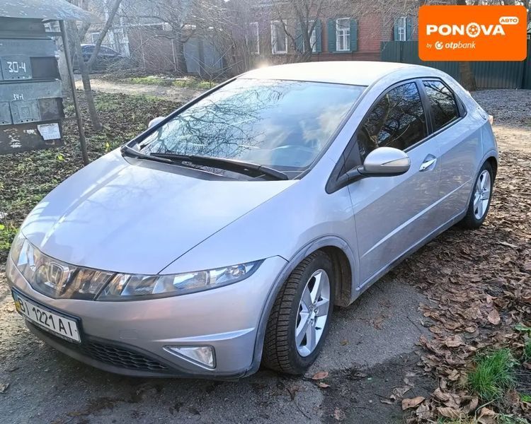 Honda Civic, 2007 г., Бензин, 154 тыс. км, Хетчбек, Серый, Полтава AT-10405928 фото