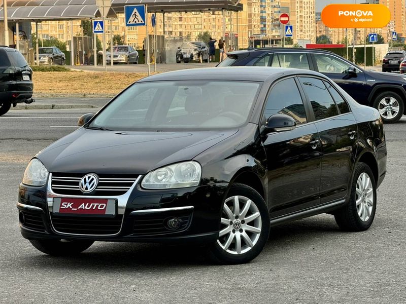 Volkswagen Jetta, 2009, Бензин, 1.6 л., 203 тис. км, Седан, Чорний, Київ 110176 фото