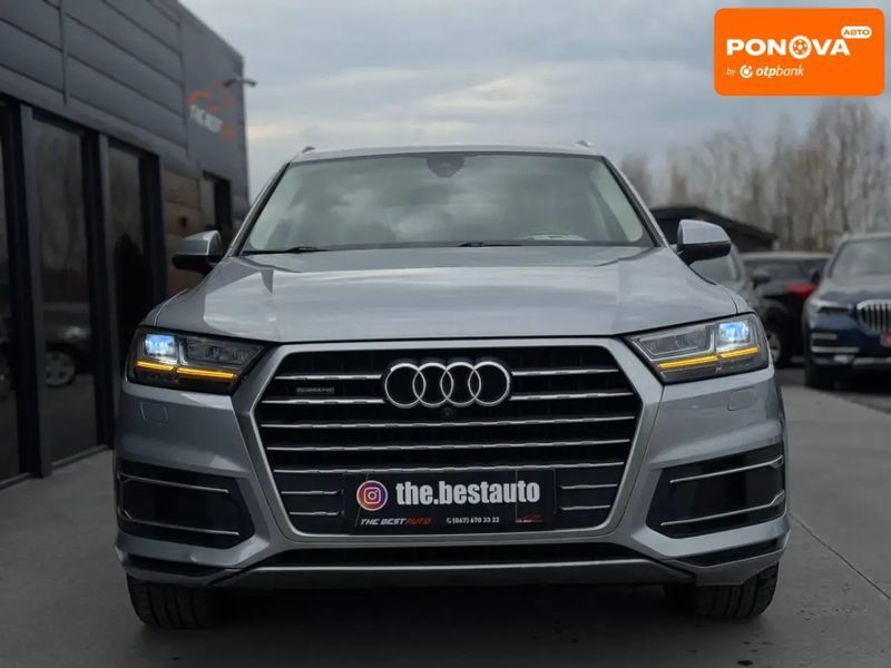 Audi Q7, 2017 р., Бензин, 149 тис. км, Позашляховик / Кросовер, Сірий, Рівне AT-10401493 фото