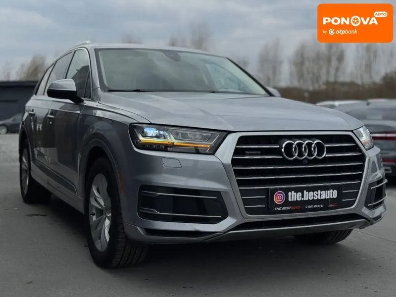 Audi Q7, 2017 р., Бензин, 149 тис. км, Позашляховик / Кросовер, Сірий, Рівне AT-10401493 фото