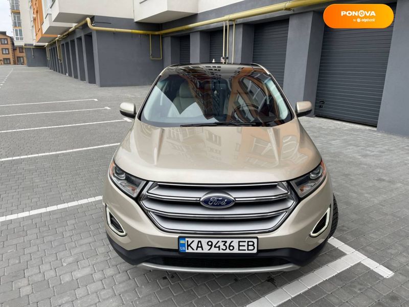 Ford Edge, 2017, Бензин, 2 л., 130 тыс. км, Внедорожник / Кроссовер, Бежевый, Винница Cars-Pr-66584 фото