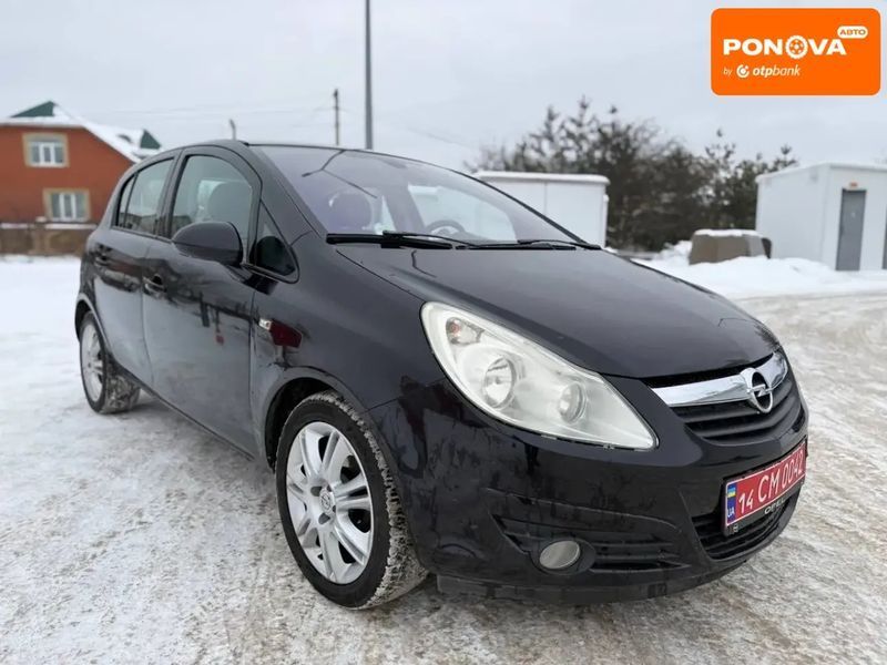 Opel Corsa, 2008 р., Бензин, 178 тис. км, Хетчбек, Чорний, Вінниця AT-10408509 фото