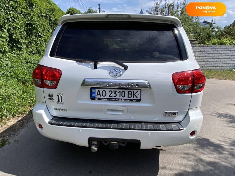 Toyota Sequoia, 2008, Газ пропан-бутан / Бензин, 5.7 л., 360 тыс. км, Внедорожник / Кроссовер, Белый, Киев Cars-Pr-61845 фото