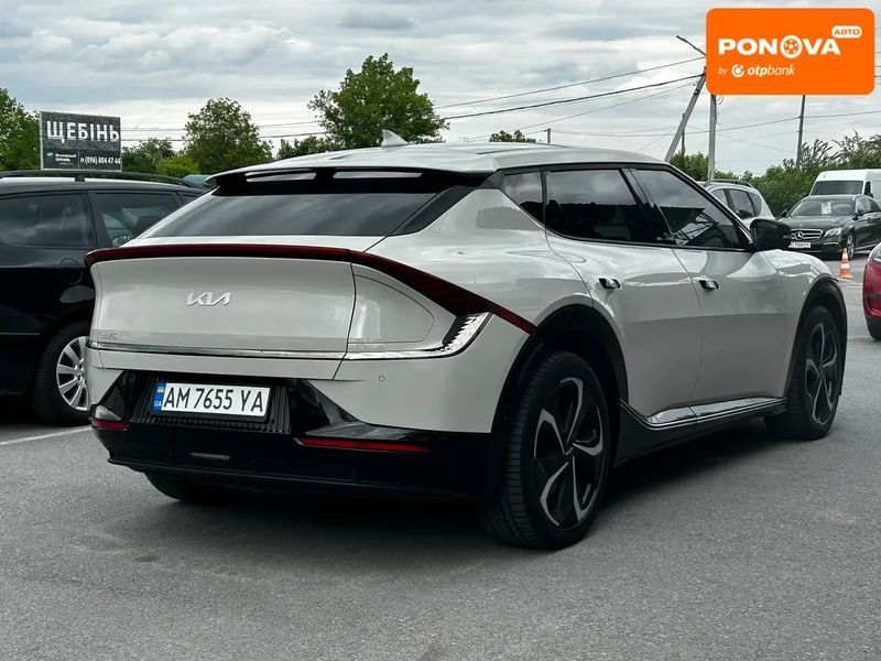 Kia EV6, 2021 р., Електро, 78 тис. км, Позашляховик / Кросовер, Сірий, Житомир AT-10418246 фото