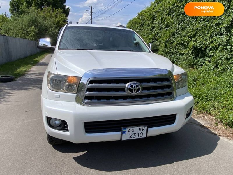 Toyota Sequoia, 2008, Газ пропан-бутан / Бензин, 5.7 л., 360 тис. км, Позашляховик / Кросовер, Білий, Київ Cars-Pr-61845 фото