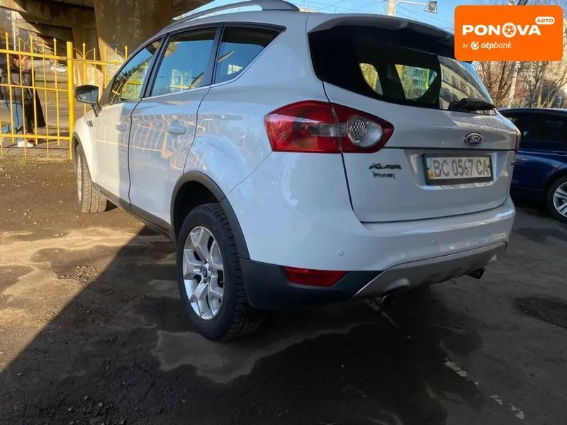 Ford Kuga, 2010 р., Дизель, 299 тис. км, Позашляховик / Кросовер, Білий, Львів AT-10402388 фото