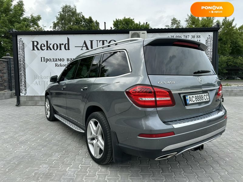 Mercedes-Benz GLS-Class, 2016, Бензин, 3 л., 210 тыс. км, Внедорожник / Кроссовер, Серый, Ровно 50257 фото