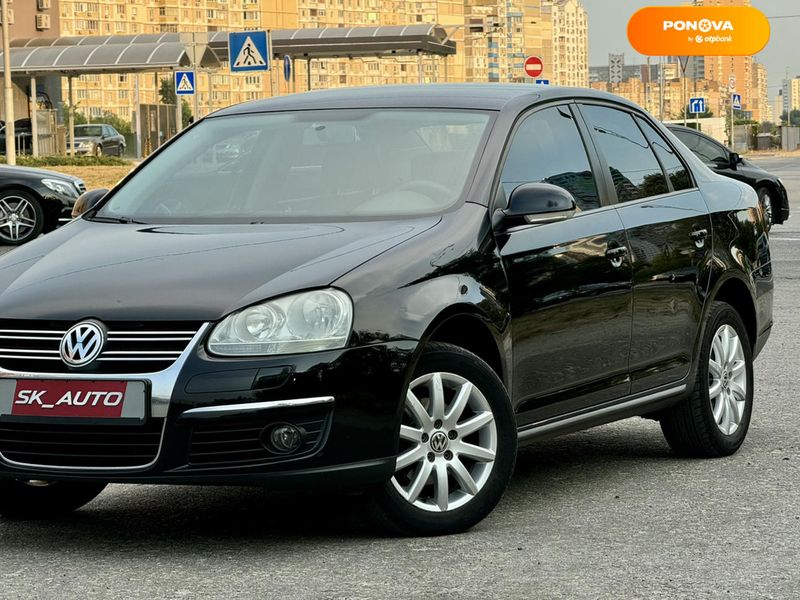 Volkswagen Jetta, 2009, Бензин, 1.6 л., 203 тис. км, Седан, Чорний, Київ 110176 фото