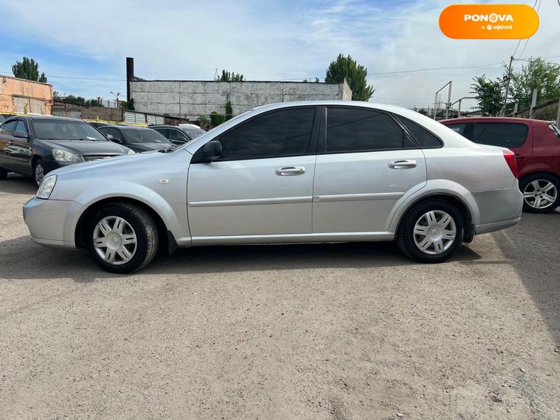 Chevrolet Lacetti, 2008, Газ пропан-бутан / Бензин, 1.6 л., 195 тис. км, Седан, Сірий, Запоріжжя 98884 фото