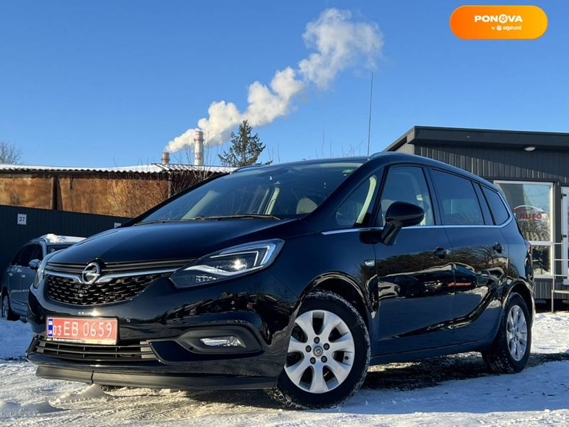 Opel Zafira Tourer, 2017, Дизель, 1.6 л., 164 тыс. км, Минивен, Чорный, Луцк 9984 фото
