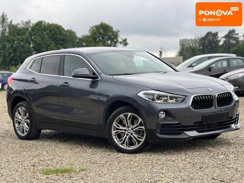 BMW X2, 2020 р., Бензин, 52 тис. км, Позашляховик / Кросовер, Сірий, Стрий AT-10401086 фото