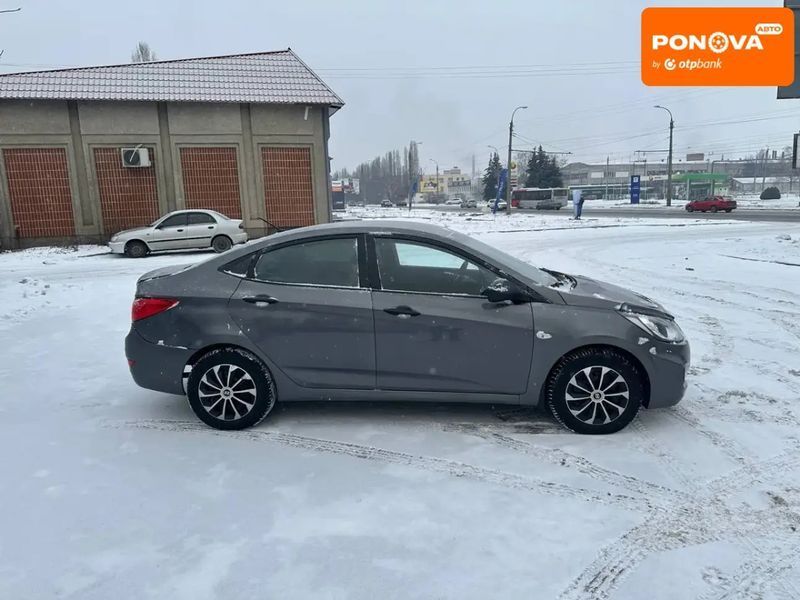 Hyundai Accent, 2012 г., Газ пропан-бутан / Бензин, 218 тыс. км, Седан, Серый, Черкассы AT-10410044 фото