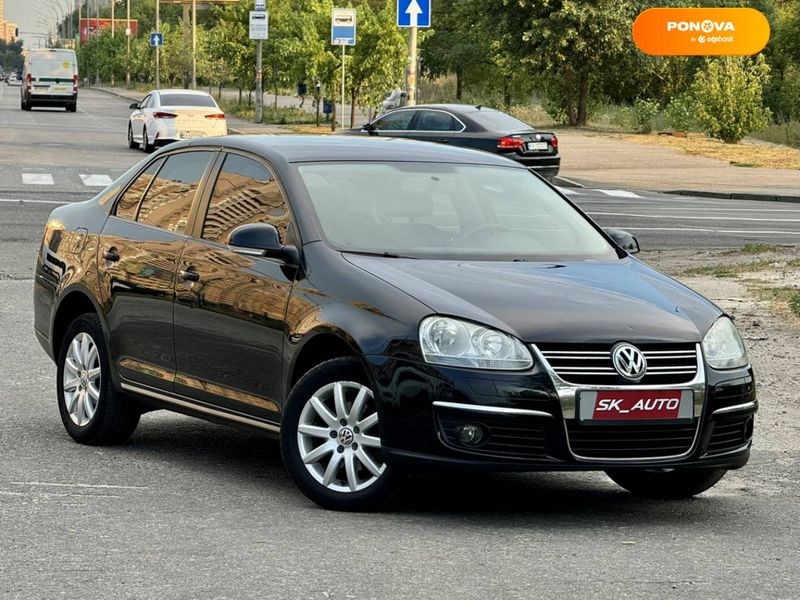 Volkswagen Jetta, 2009, Бензин, 1.6 л., 203 тис. км, Седан, Чорний, Київ 110176 фото