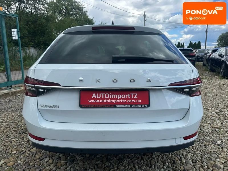 Skoda Superb, 2021 г., Дизель, 217 тыс. км, Лифтбек, Белый, Сопошин AT-10423785 фото