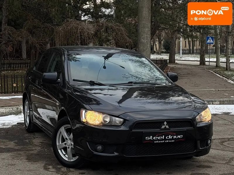 Mitsubishi Lancer, 2008 р., Бензин, 340 тис. км, Седан, Чорний, Миколаїв AT-10410878 фото