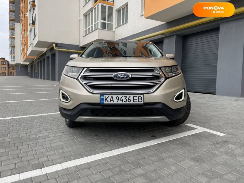 Ford Edge, 2017, Бензин, 2 л., 130 тыс. км, Внедорожник / Кроссовер, Бежевый, Винница Cars-Pr-66584 фото