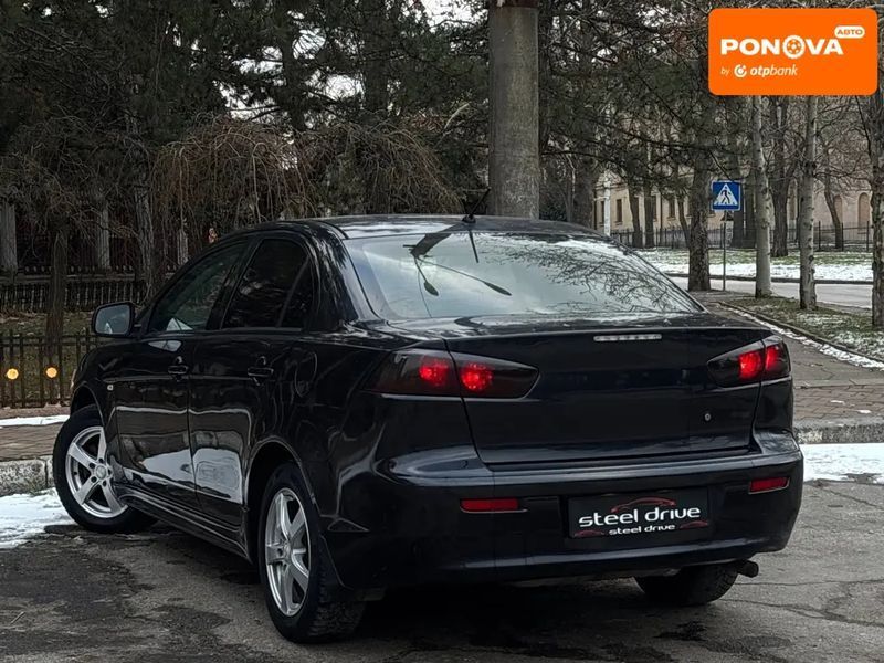 Mitsubishi Lancer, 2008 р., Бензин, 340 тис. км, Седан, Чорний, Миколаїв AT-10410878 фото