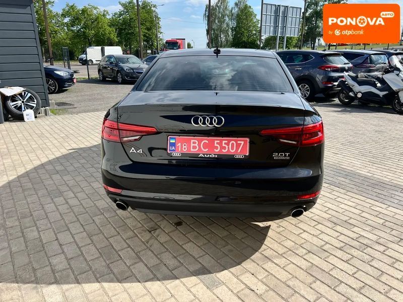 Audi A4, 2017 г., 303 тыс. км, Седан, Чорный, Ровно AT-10419905 фото