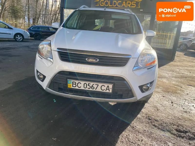 Ford Kuga, 2010 р., Дизель, 299 тис. км, Позашляховик / Кросовер, Білий, Львів AT-10402388 фото