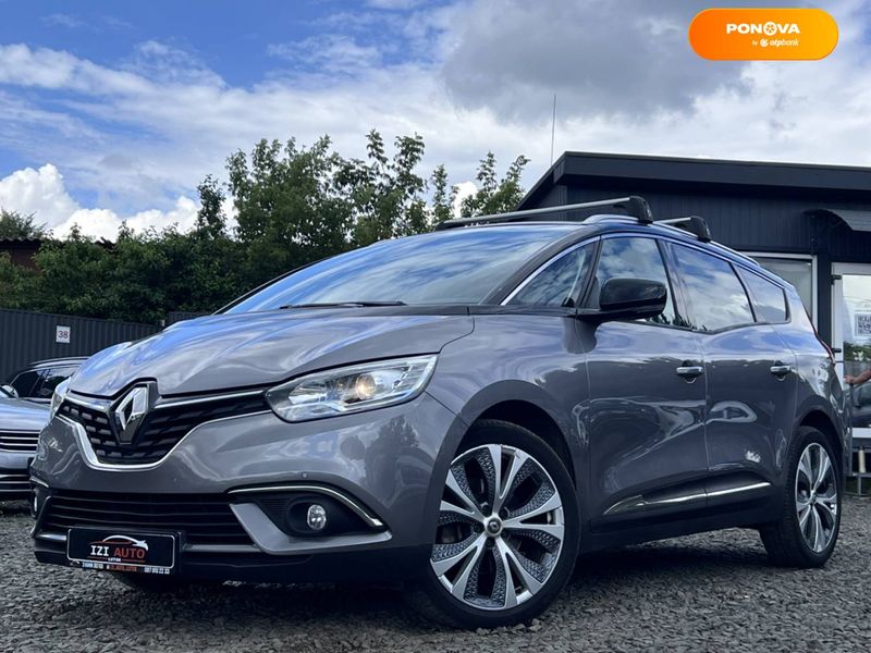 Renault Grand Scenic, 2018, Дизель, 1.5 л., 205 тис. км, Мінівен, Сірий, Луцьк 108283 фото